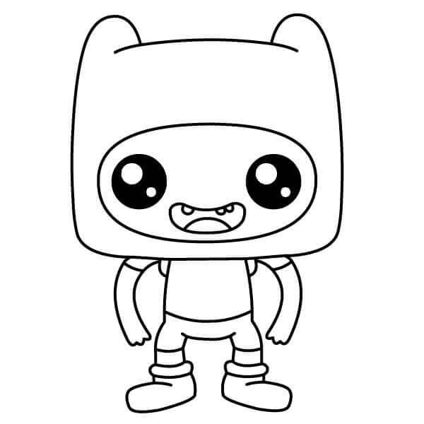 Chibi Finn da colorare