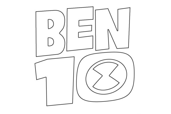 Disegno di Ben 10 Logo da colorare da colorare