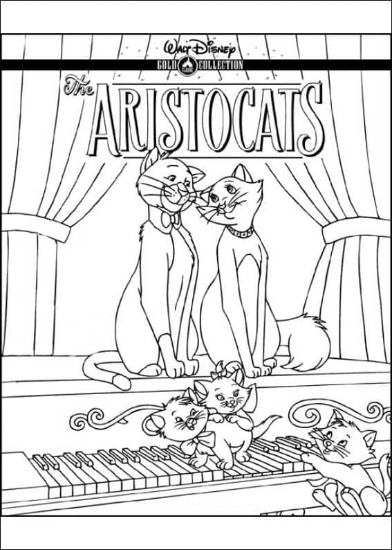 Disney Gli Aristogatti da colorare