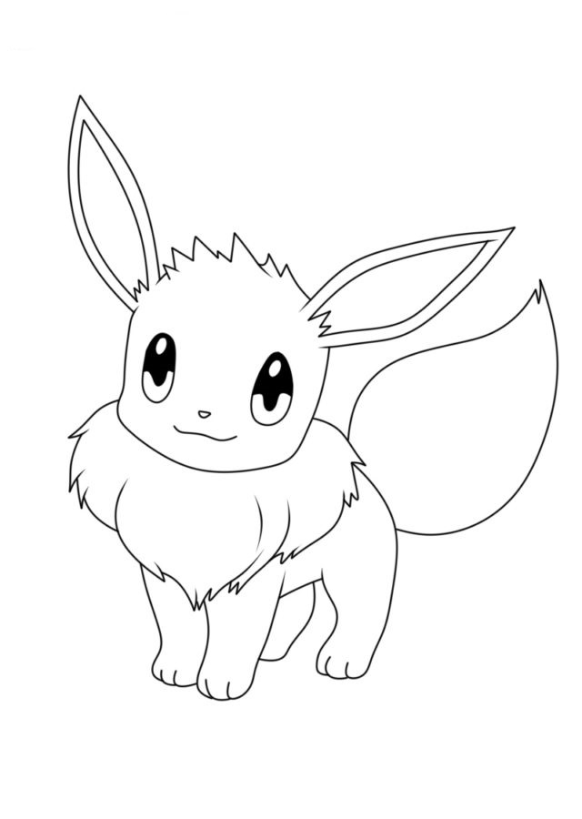 Eevee pagina da colorare. 1 da colorare