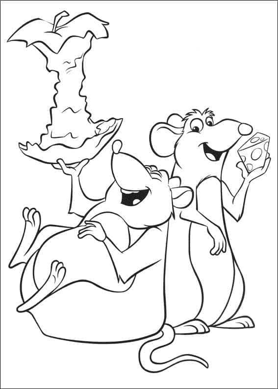 Emilio e Remy da colorare