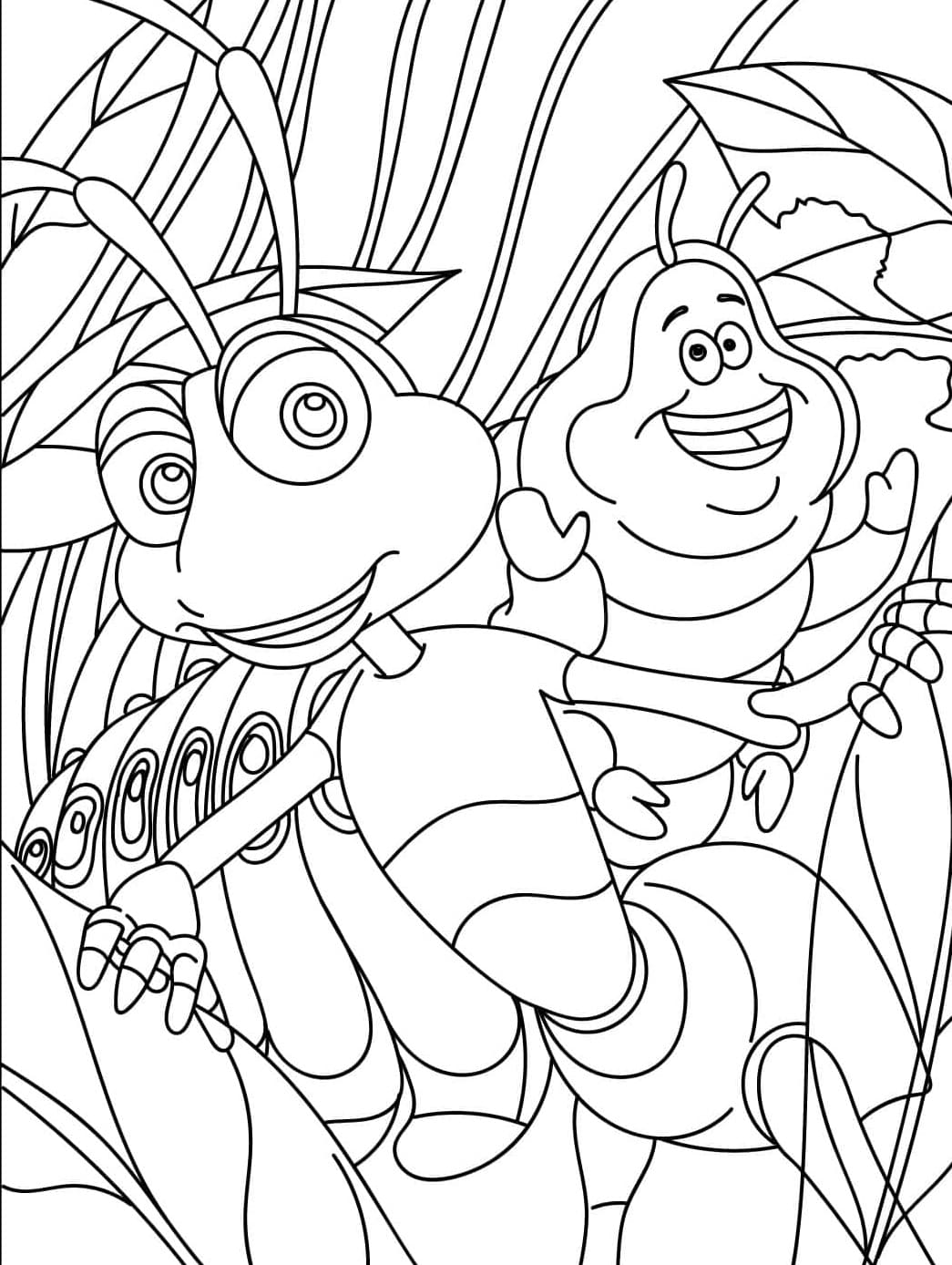 Flik con Heimlich da colorare