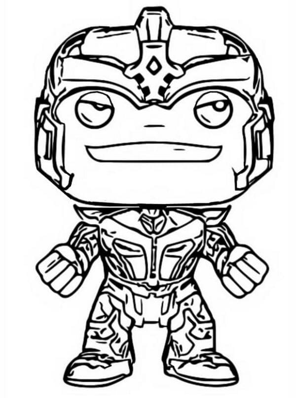Funko Pop Thanos da colorare