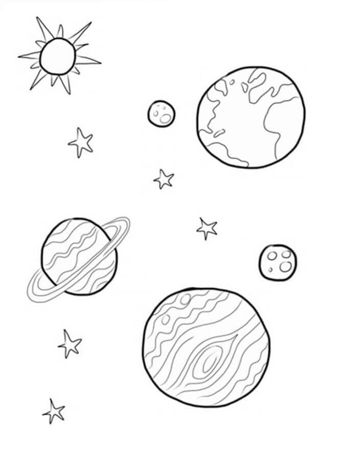 Gli astronomi studiano lo spazio da secoli da colorare