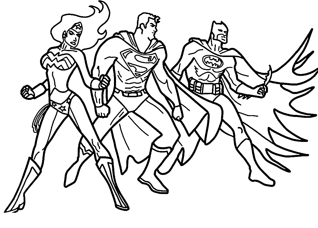 Il membro Justice League da colorare