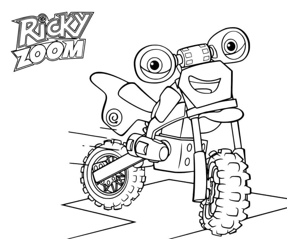Loop di Ricky Zoom da colorare