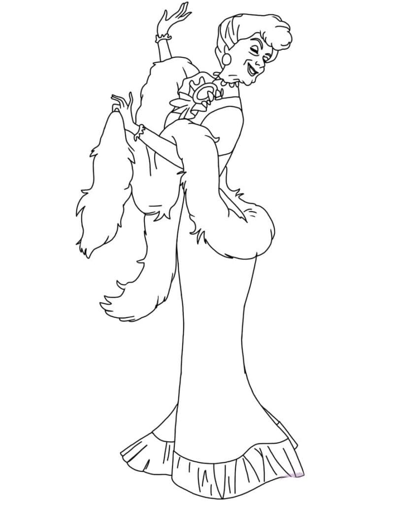 Madame Adelaide Bonfamille da colorare