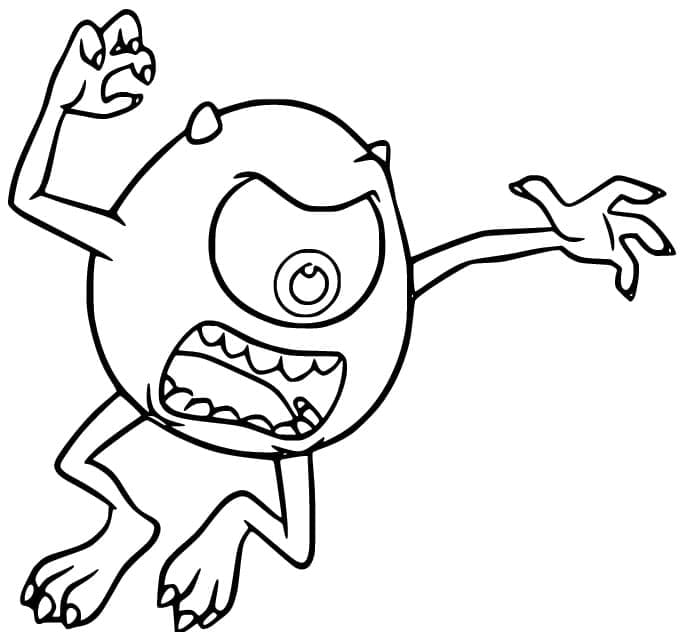 Mike Wazowski arrabbiato 