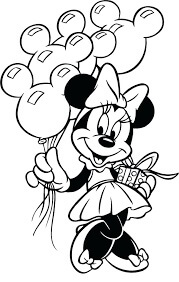 Minnie Ratón con Globo 