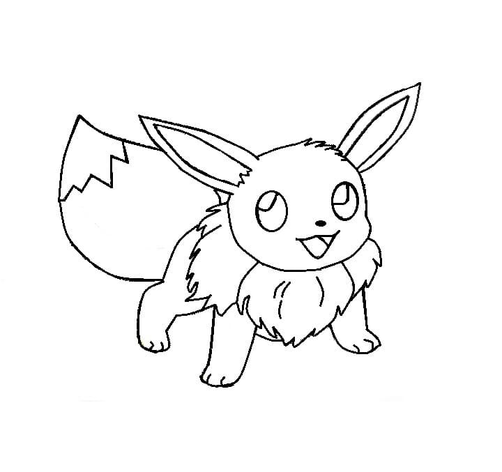 Pokémon Eevee si alzò 