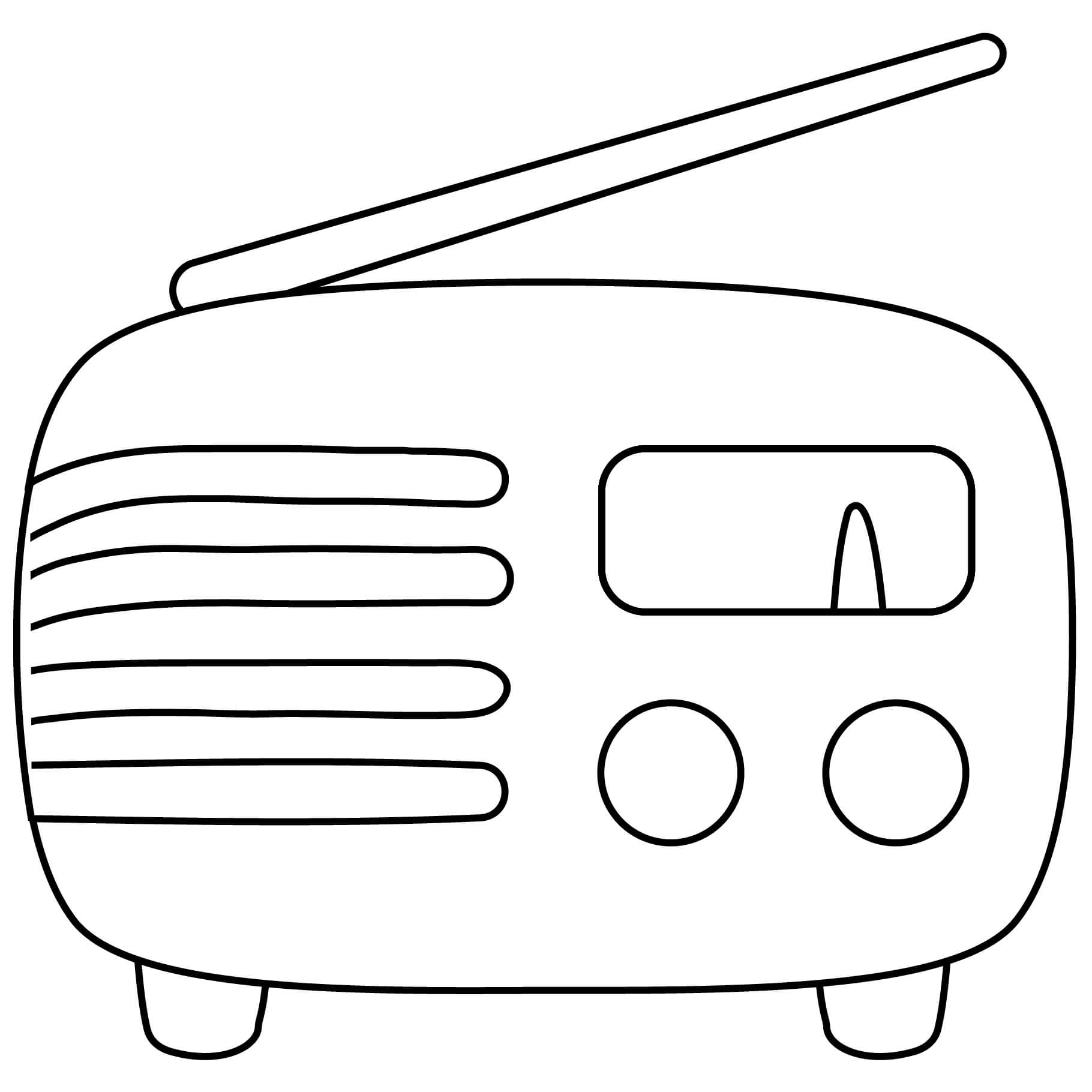 Radio da colorare