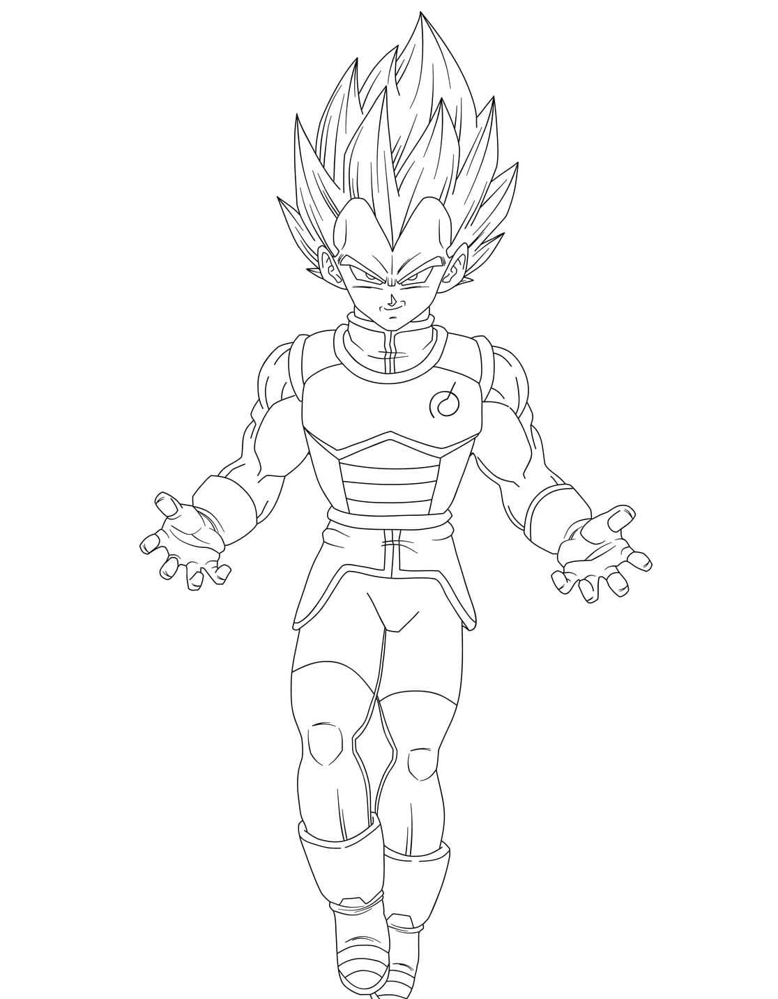 Raffreddare Vegeta da colorare