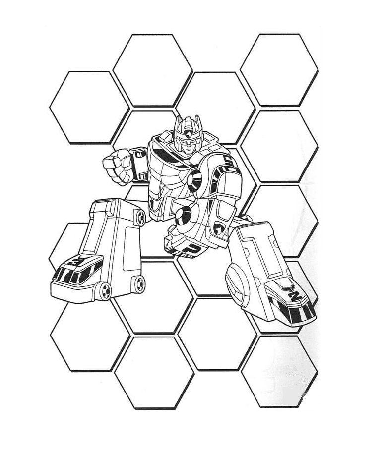 Rangers Transformer da colorare