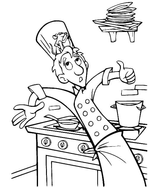 Remy con Linguine da colorare