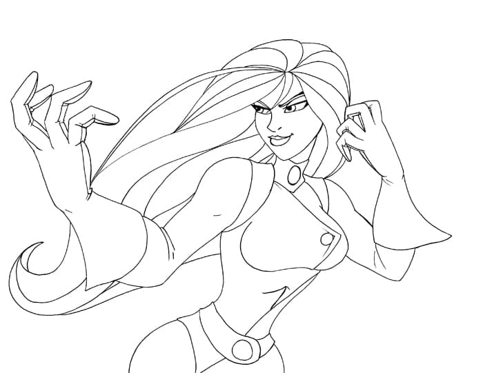 Shego di Kim Possible da colorare