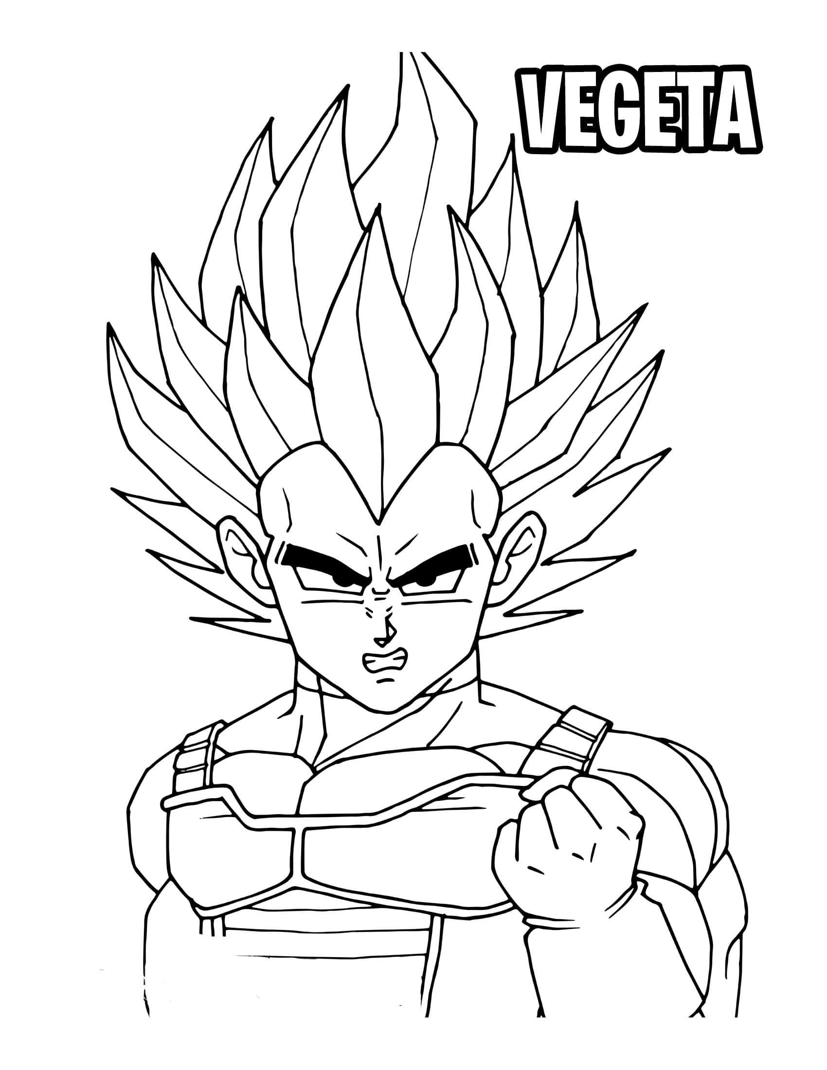 Stampa Vegeta da colorare