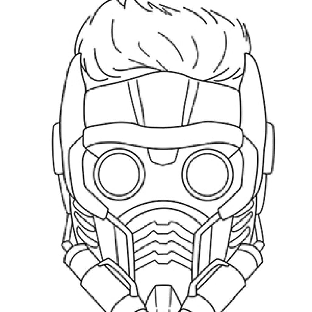 Star Lord Marvel da colorare