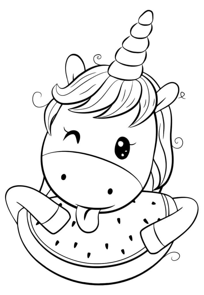 Unicorno e anguria 