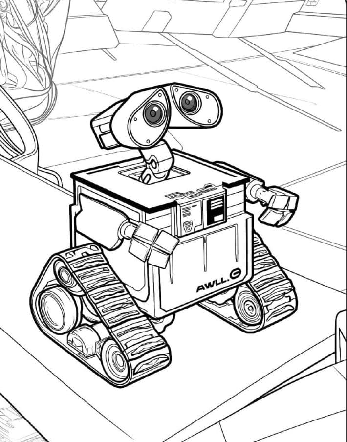 Wall-E va ad Axiom da colorare