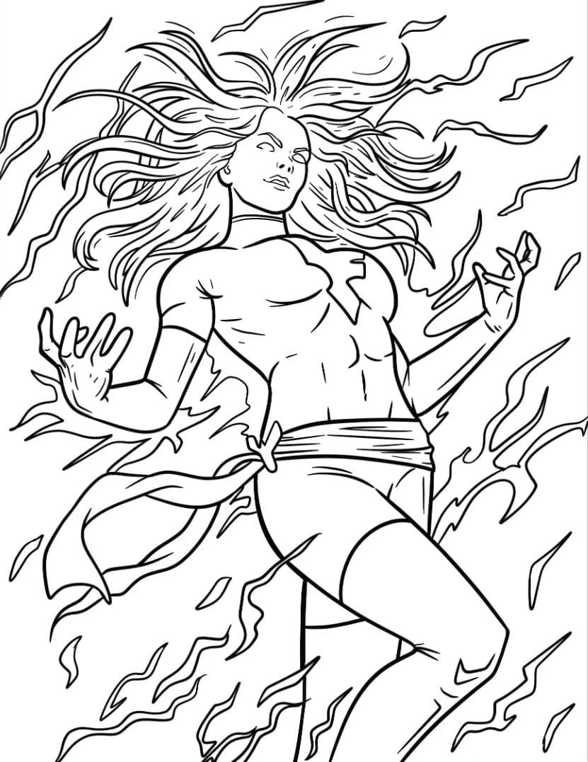 X-Men Jean Grey Phoenix da colorare