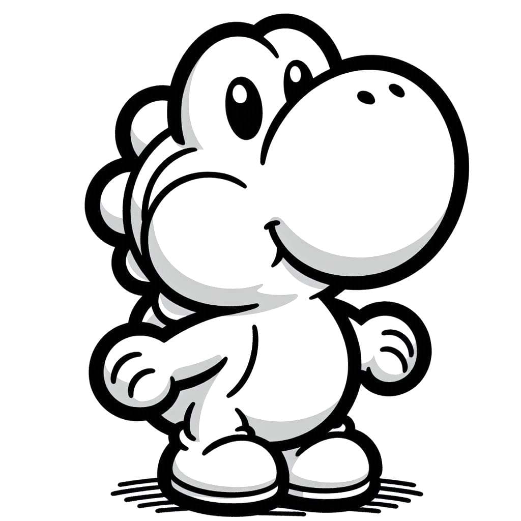 Yoshi libero da colorare