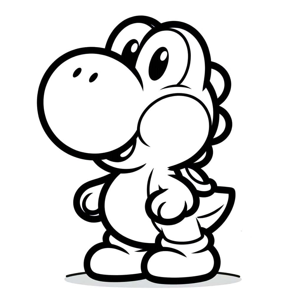 Yoshi stampabile da colorare