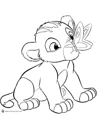 Desenhos de Bebê Simbad com Borboleta para colorir