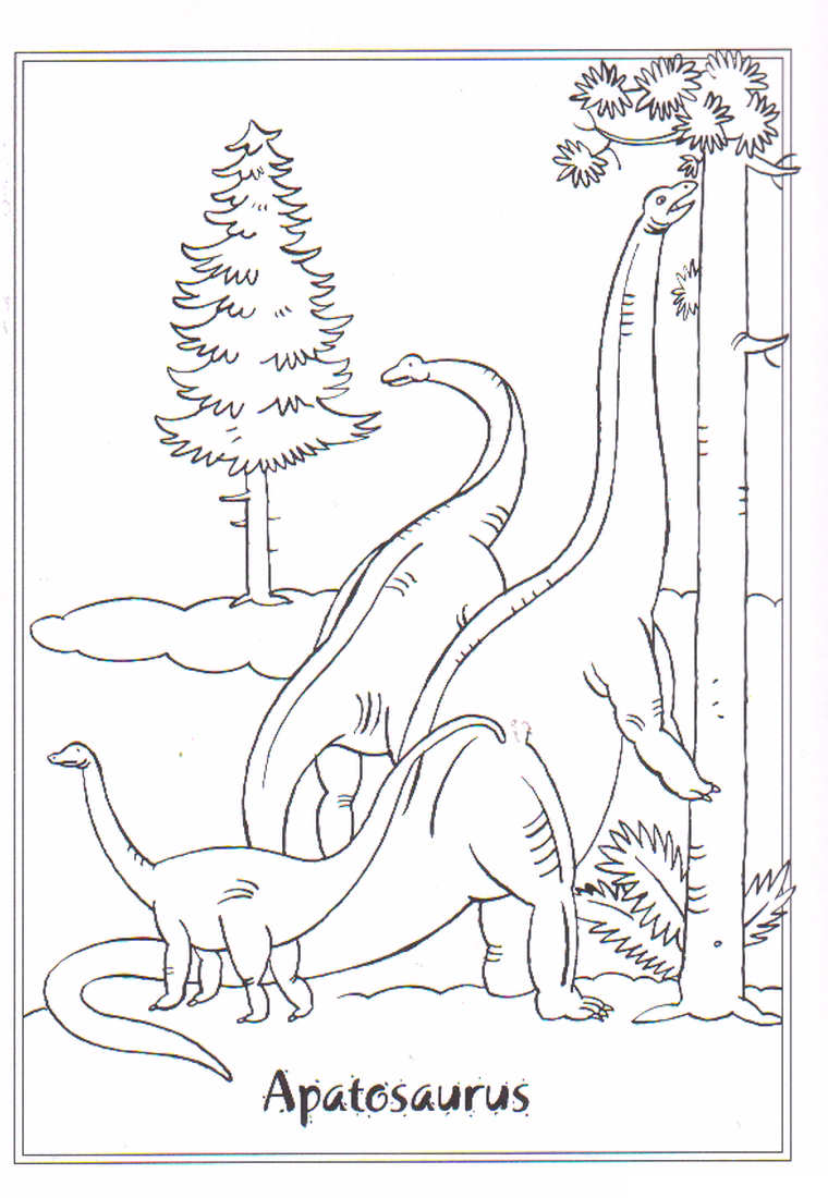 Desenhe Apatosaurus para colorir