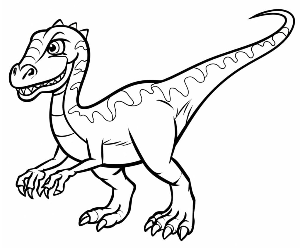 Dinossauro Mau para colorir