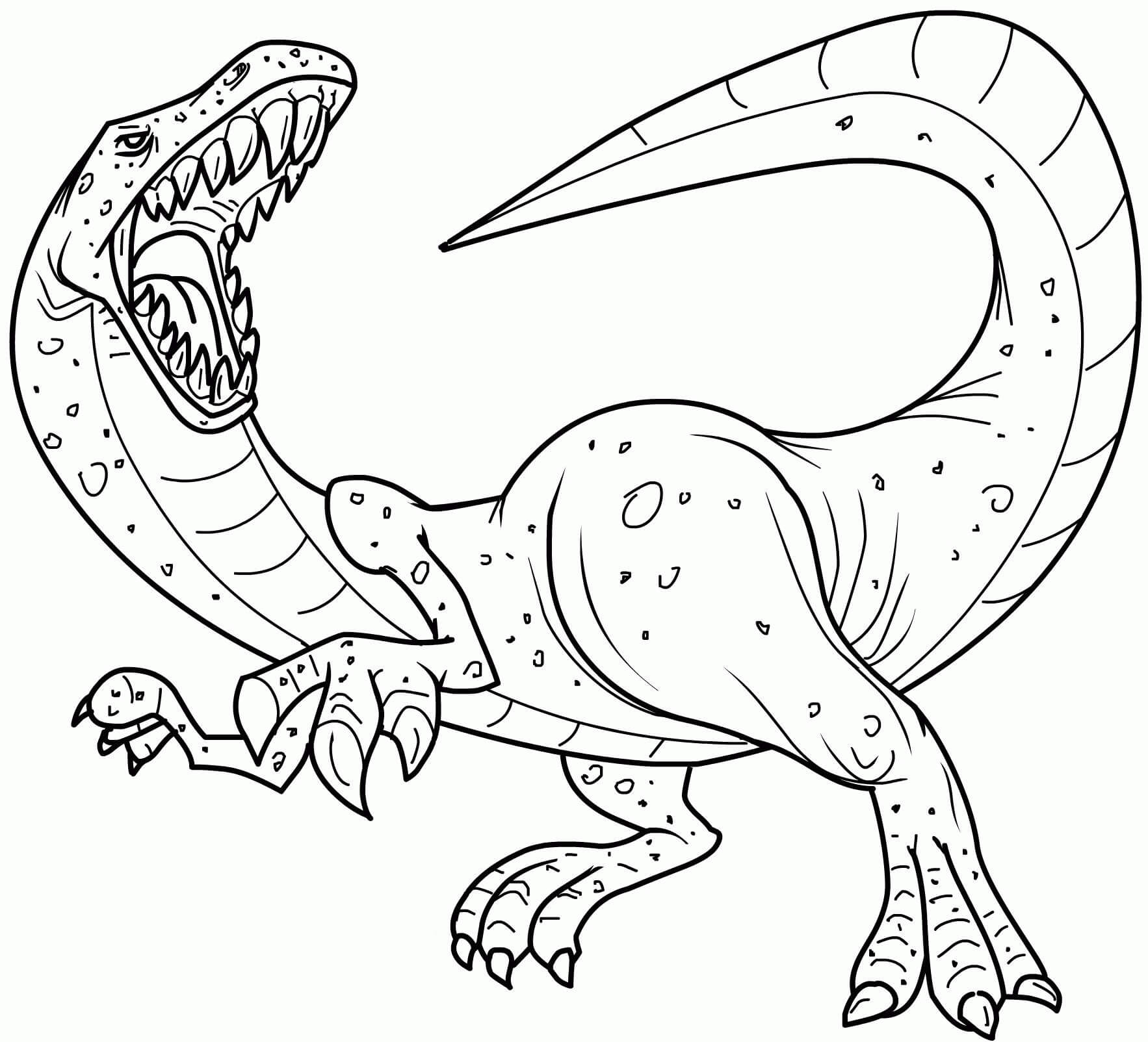 Dinossauro Normal para colorir