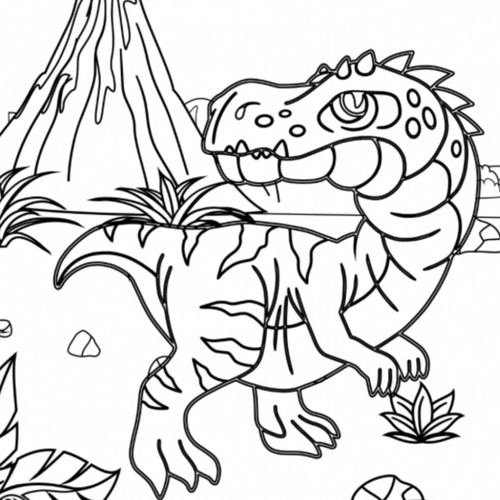 Desenhos de Giganotosaurus para colorir