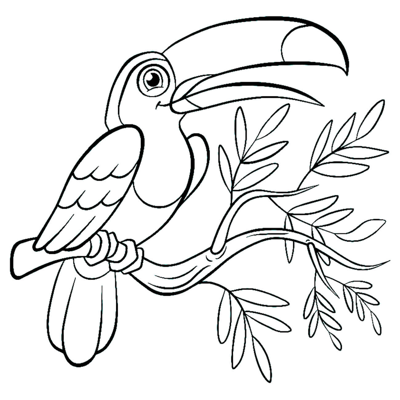Desenhos de Pássaro Impressionante para colorir
