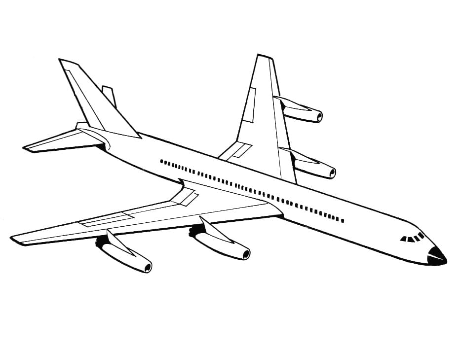 Avião – Página 2 para colorir