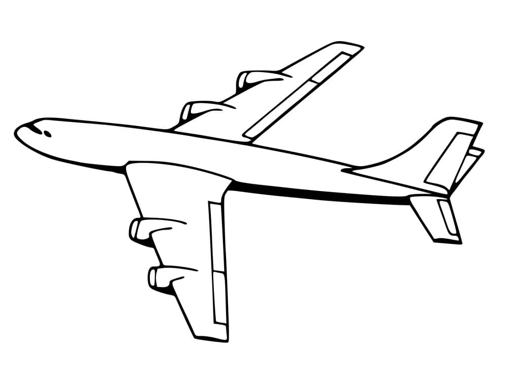 Avião – Página 6 para colorir