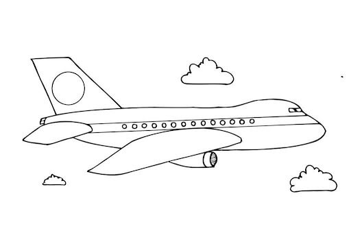 Desenhos de Avião Surpreendente para colorir