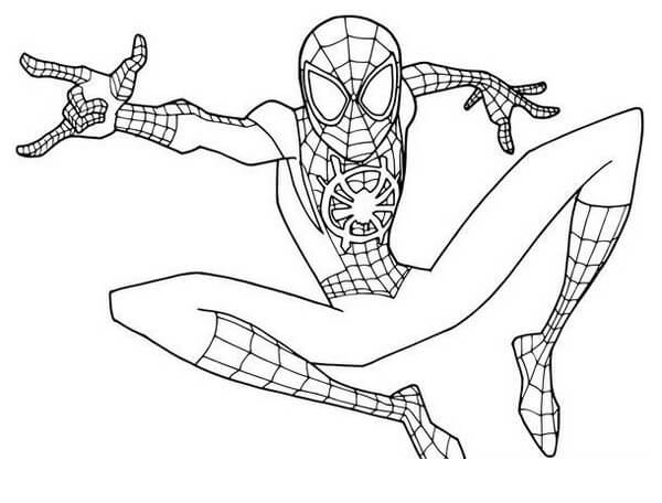Desenhos de Homem-Aranha Magro para colorir