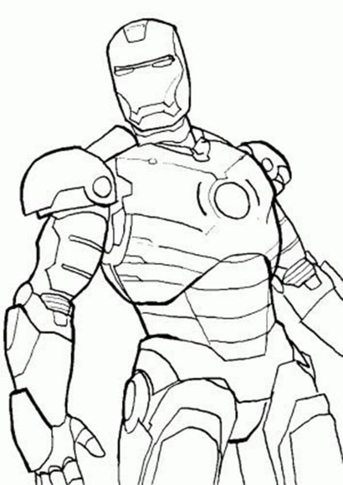 Desenhos de Homem de Ferro Normal para colorir