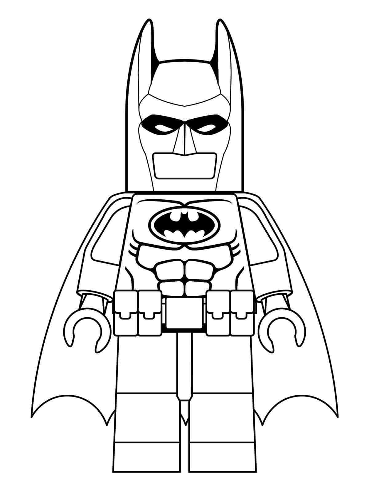 Desenhos de Lego Batman para colorir