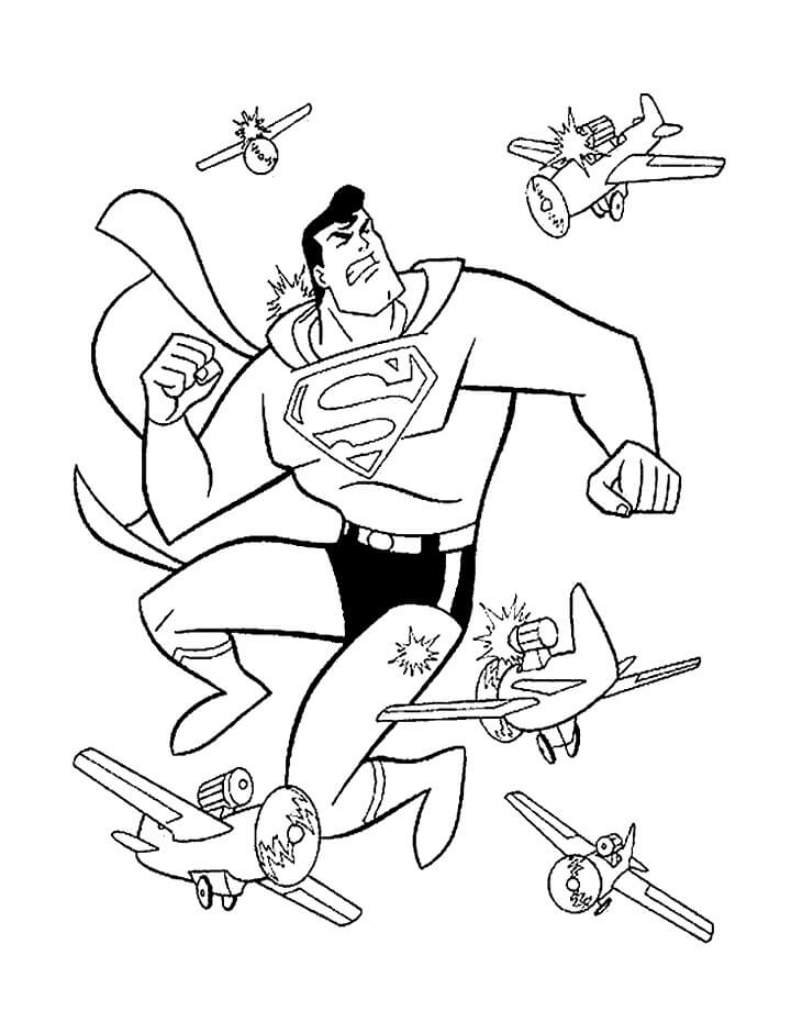 Desenhos de Super-Homem 3 para colorir