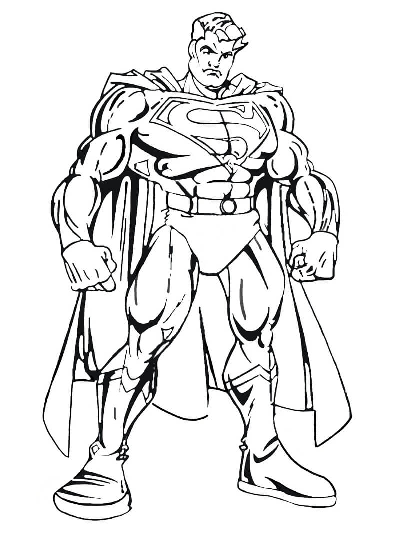 Desenhos de Super-Homem 4 para colorir