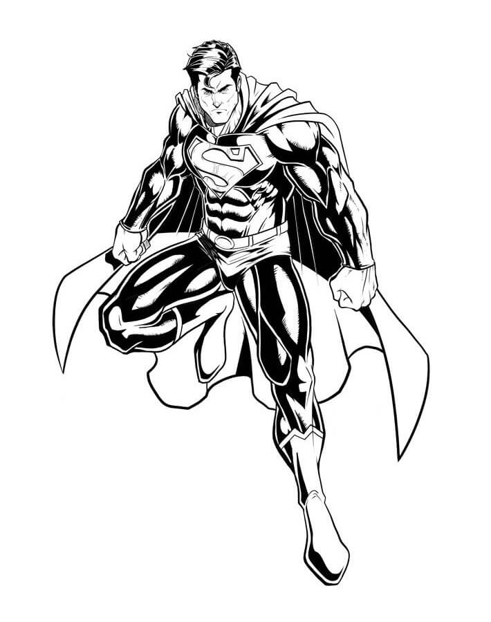 Desenhos de Super-Homem 5 para colorir