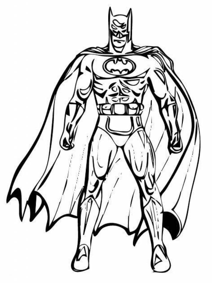 Desenhando o Batman para colorir