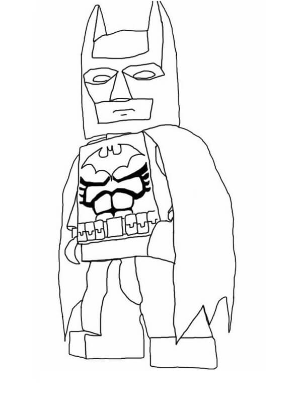 Legal Lego Batman para colorir