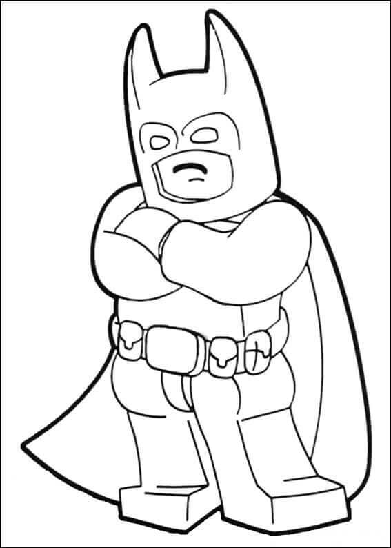 Desenhos de Lego engraçado Batman para colorir