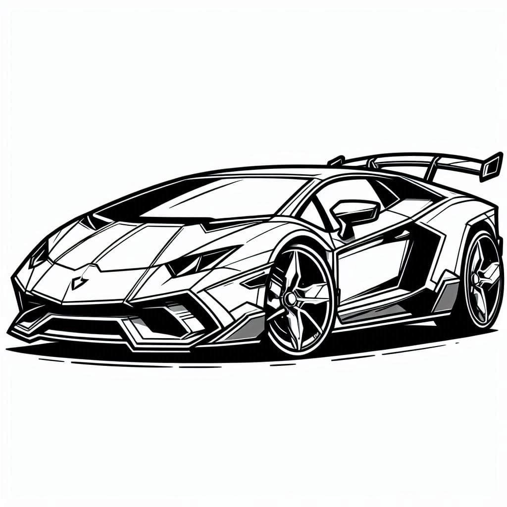 Desenhos de Carro Básico para colorir