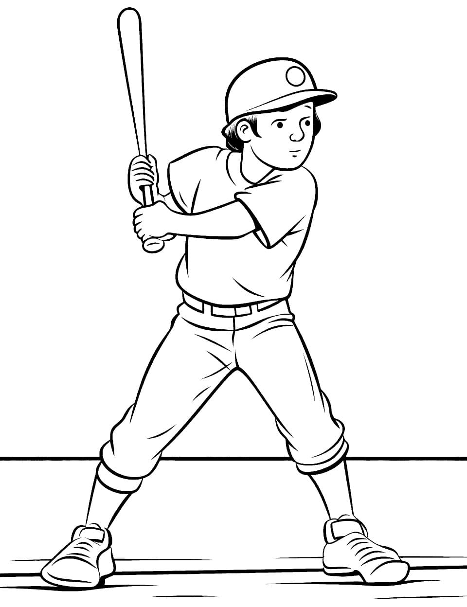 Desenhos de Desenhar Beisebol grátis para colorir