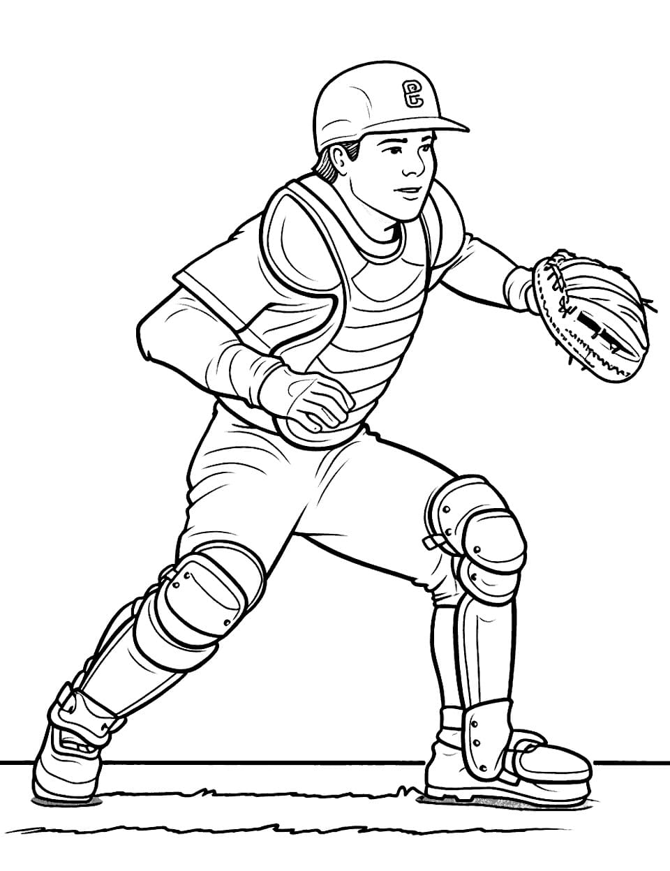 Desenhos de Desenhar Beisebol para imprimir grátis para colorir