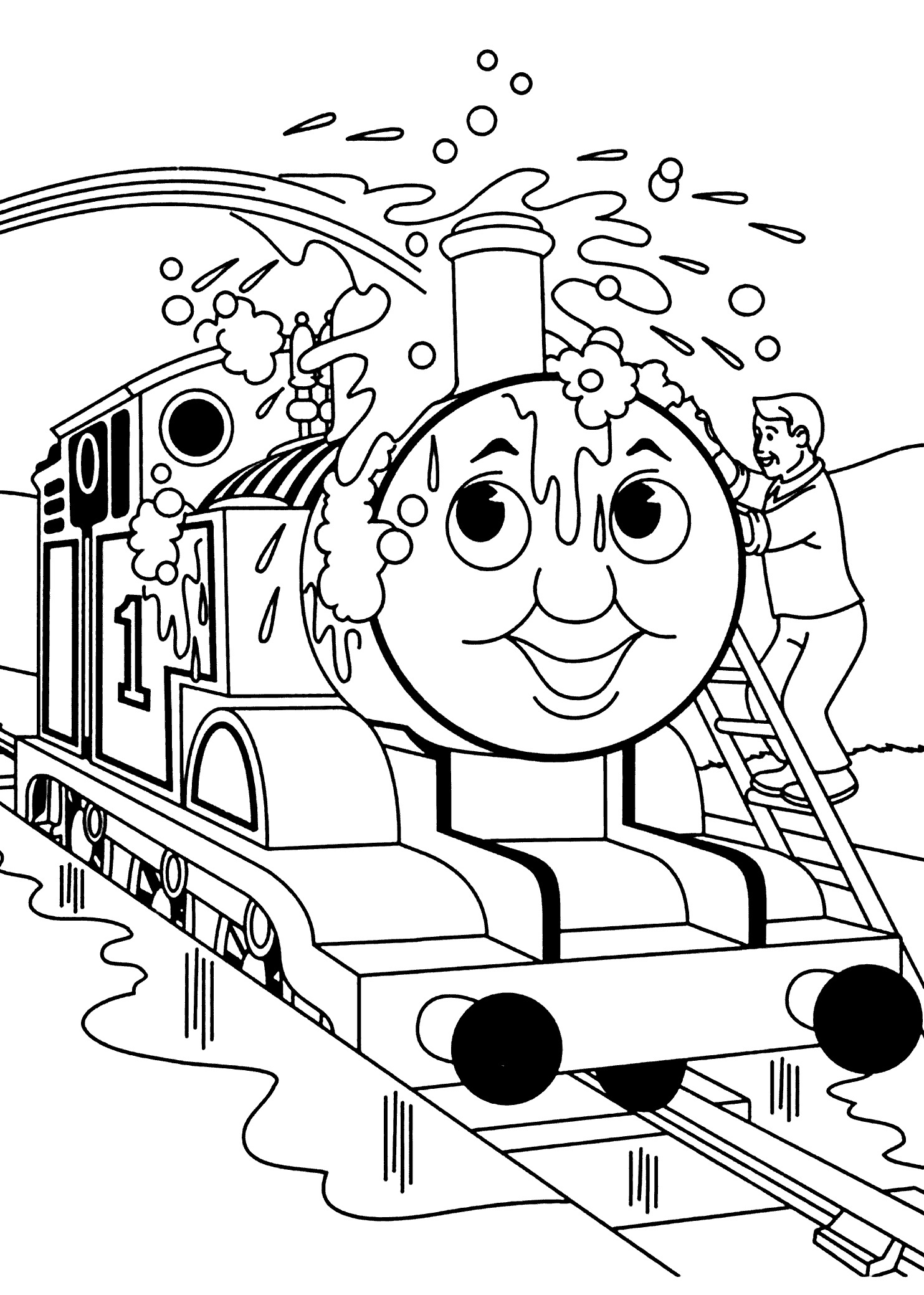 Desenhar Trem para colorir