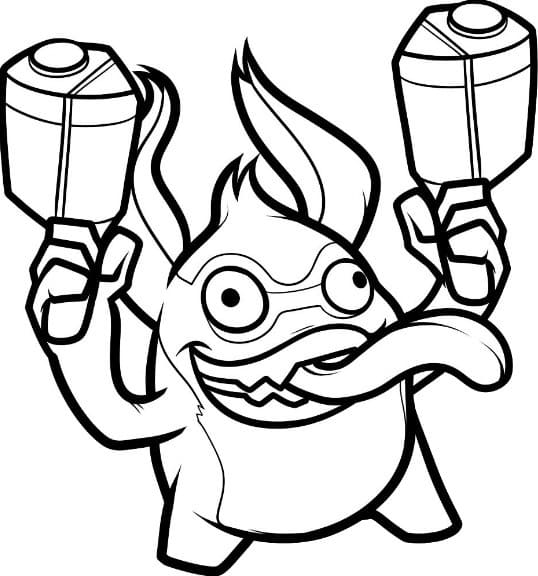 Desenhos de Desenhar Trigger Skylanders para colorir