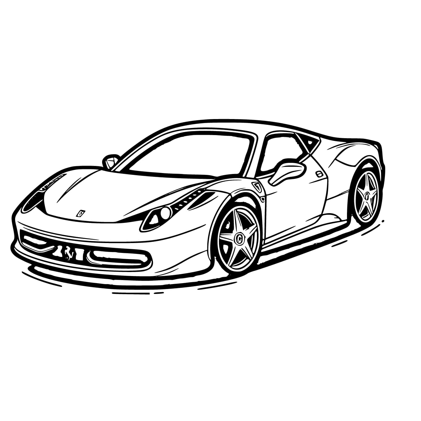 Desenhos de Desenhar carro para crianças para colorir